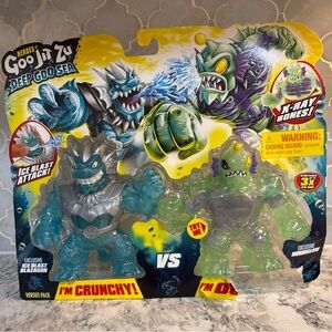 Heroes of Goo Jit Zu Deep Goo Sea Battle Pack Exclusive Ice Blast Blazagon VS